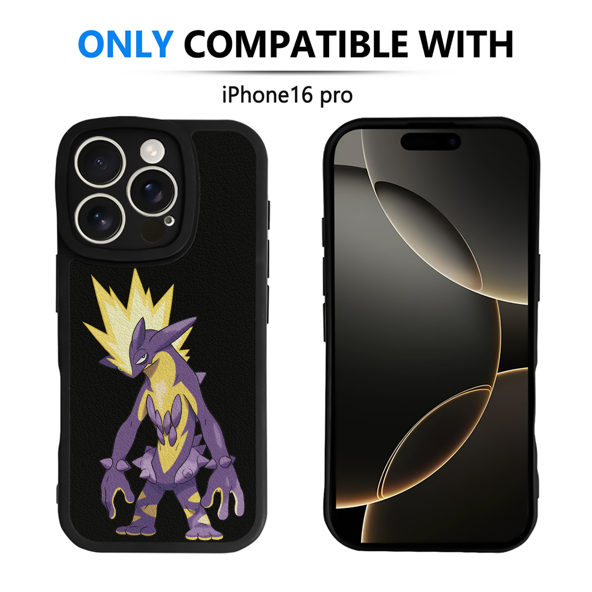 （画像用） ポケットモンスター Pokémon 【iPhone 16シリーズ対応】シリコンスマホケース（レザー調） 材質：シリコン